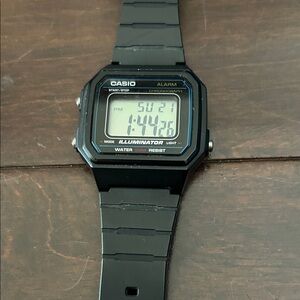Casio Black Illuminator Digital Watch